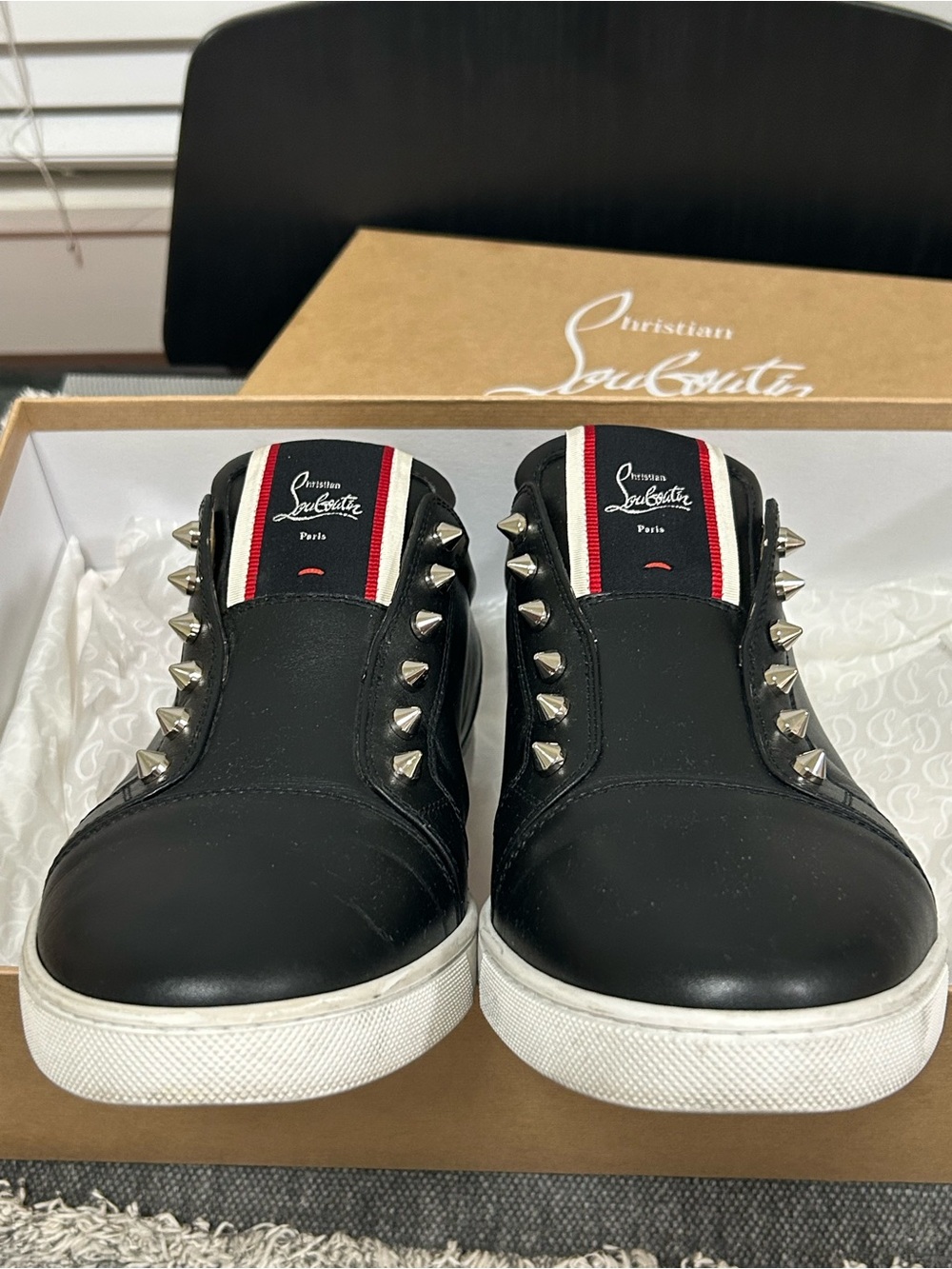 Christian Louboutin men’s FAV Spike Sneakers 43 US 10